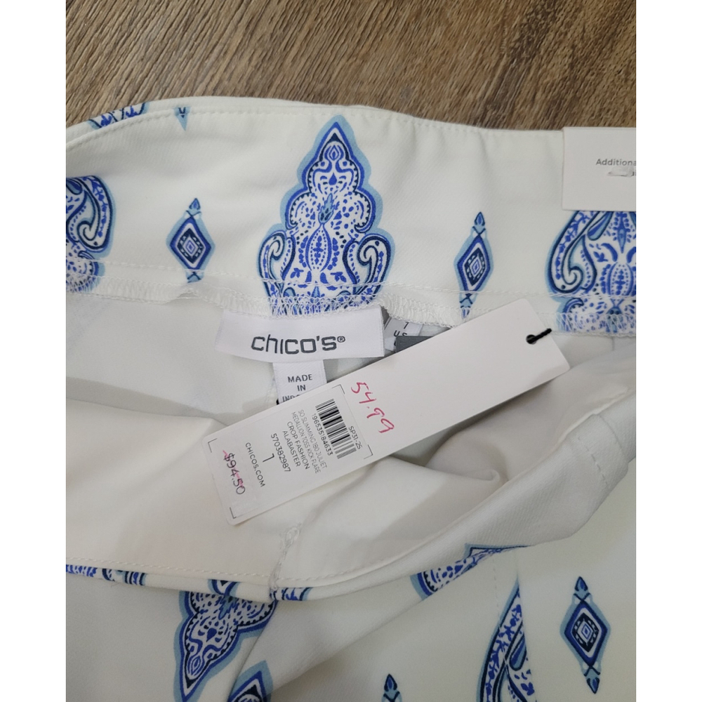 Chico's Juliet Kick Flare Pants size 1 - Picture 8 of 8